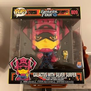 Funko Pop 10-inch Galactus with Silver Surfer - Black Light